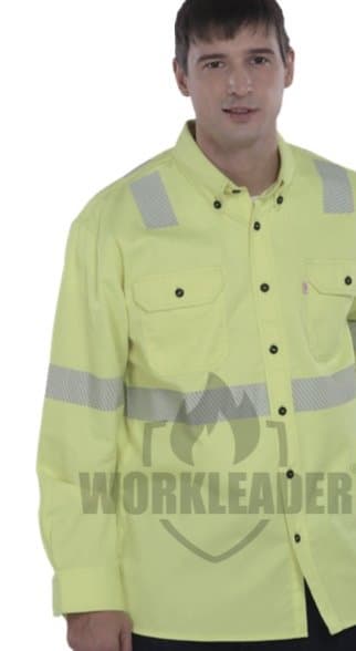 FR shirt with segmented tape