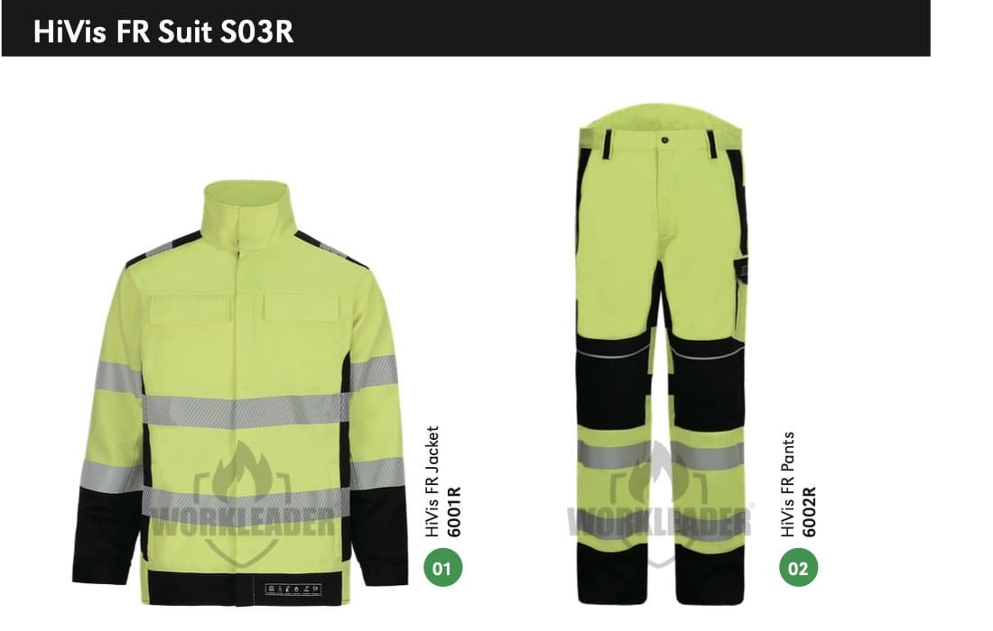 Hi-vis FR suit