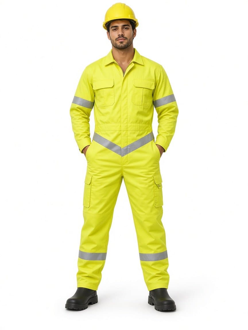 Cotton/nylon FR coverall